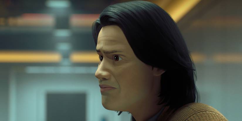 Dr. Wu parece chateado em Jurassic World: Chaos Theory temporada 4