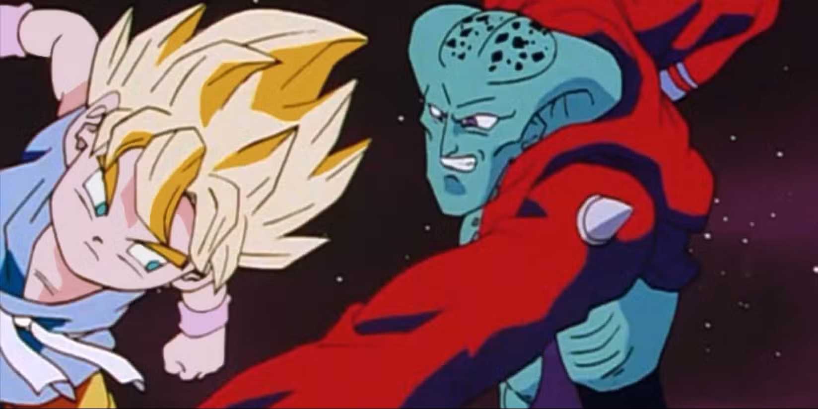 Dragon Ball Gt Super Saiyan Goku fights Ledgic