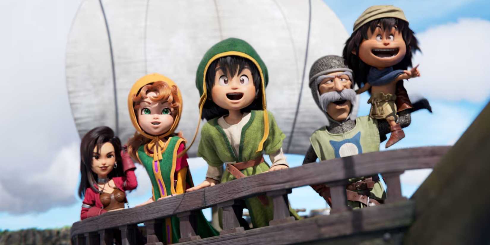 Dragon Quest 7 Reimagined characters on a boat