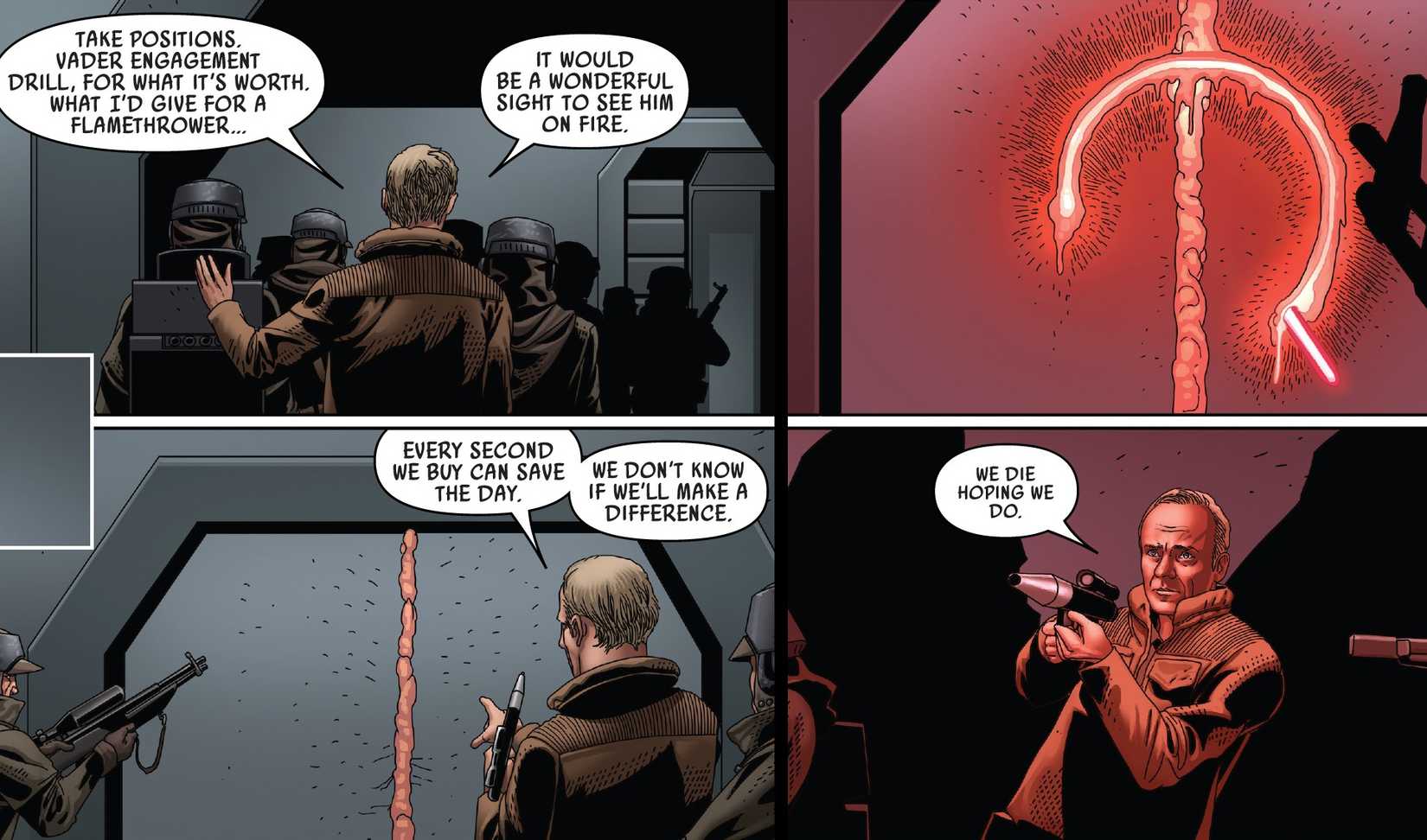 Draven Prepares To Fight Darth Vader in Star Wars Comic