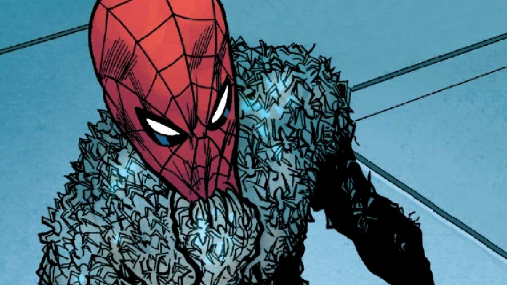 Spiders-Man da Terra-11580 em quadrinho da Marvel