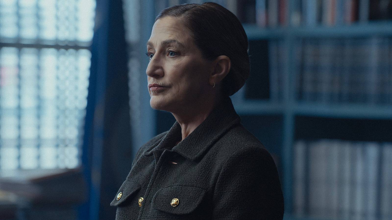 Edie Falco as Nina Hobbs in Mayor of Kingstown episode 5, season 4