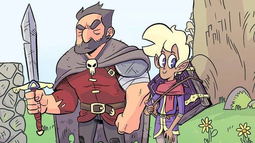 Elf and Warrior Webtoon