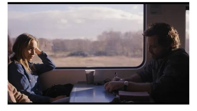 Emilia Clarke and Edgar Ramírez in Next Life