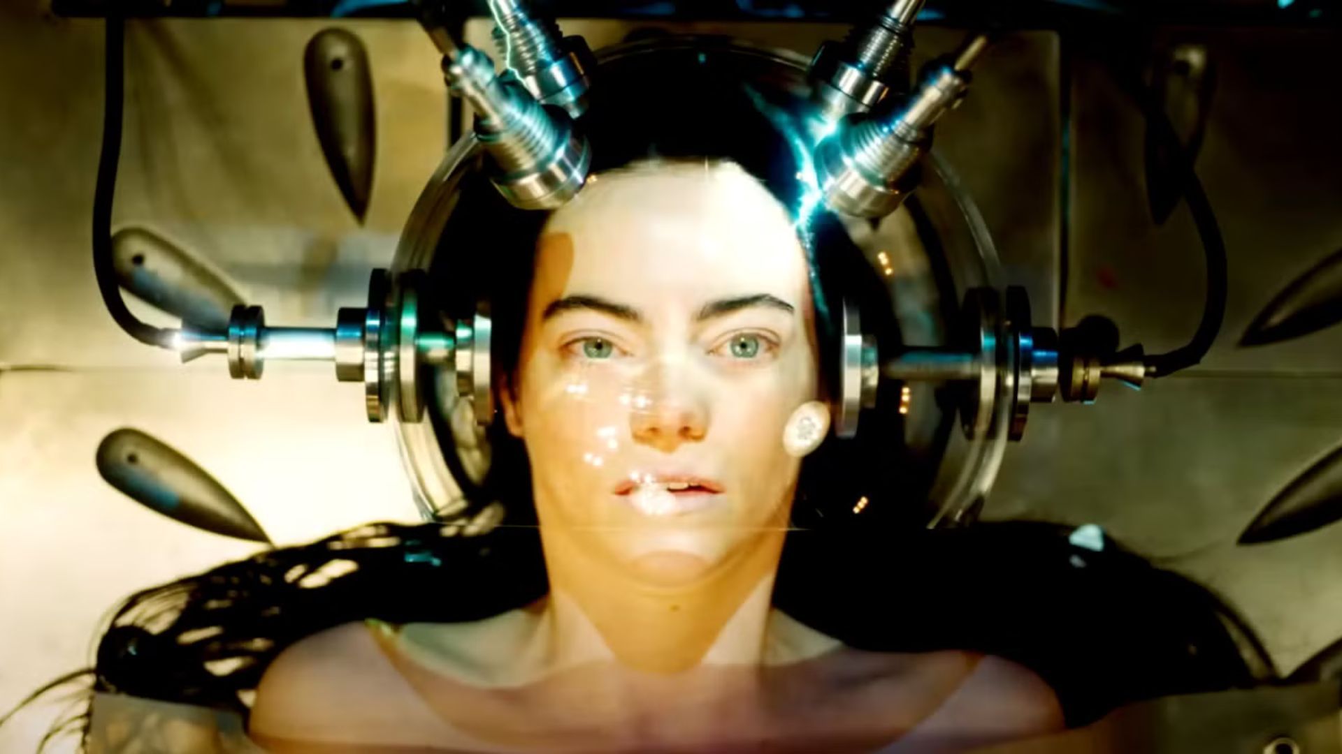 Emma Stone being experimented on in Poor Things
