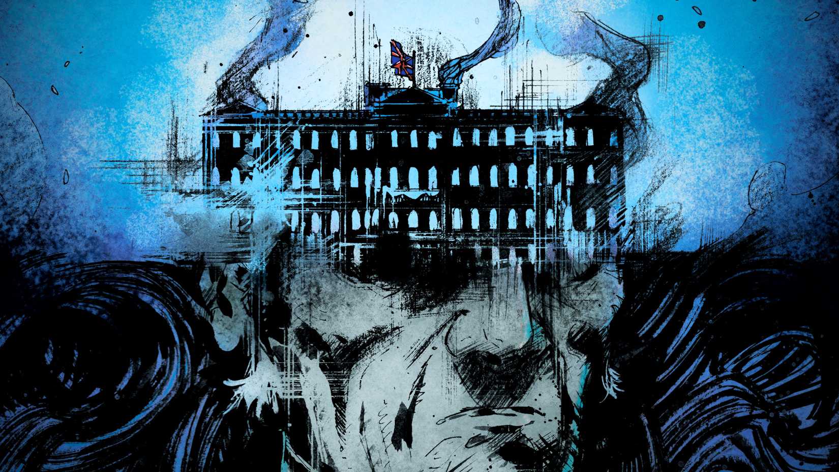 Exorcism at Buckingham Palace Comic Cover Art