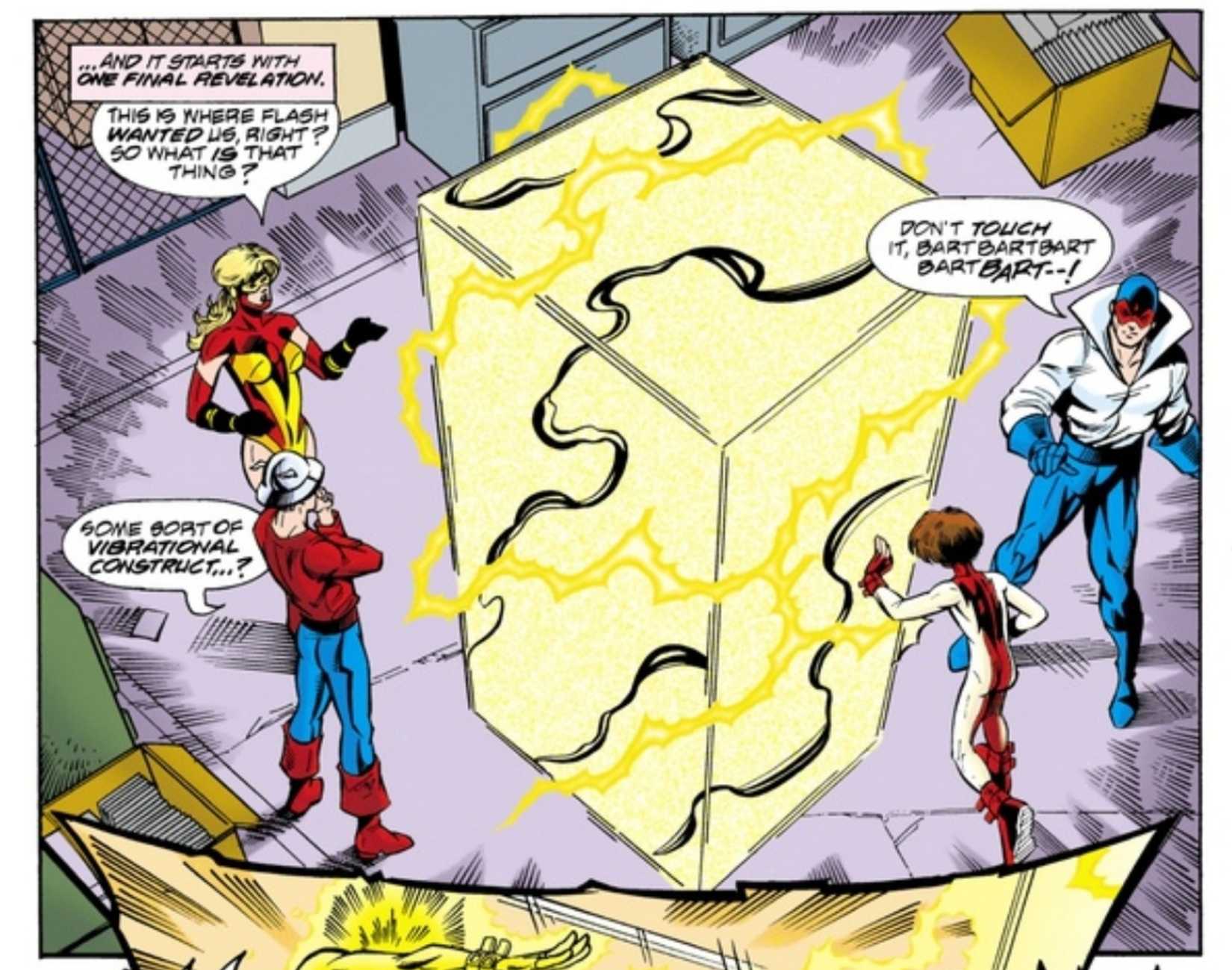 flash cria uma cela de prisão a partir da força de velocidade