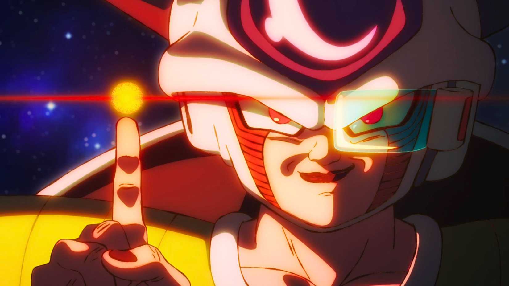 Frieza preparing his attack in Dragon Ball Super: Broly