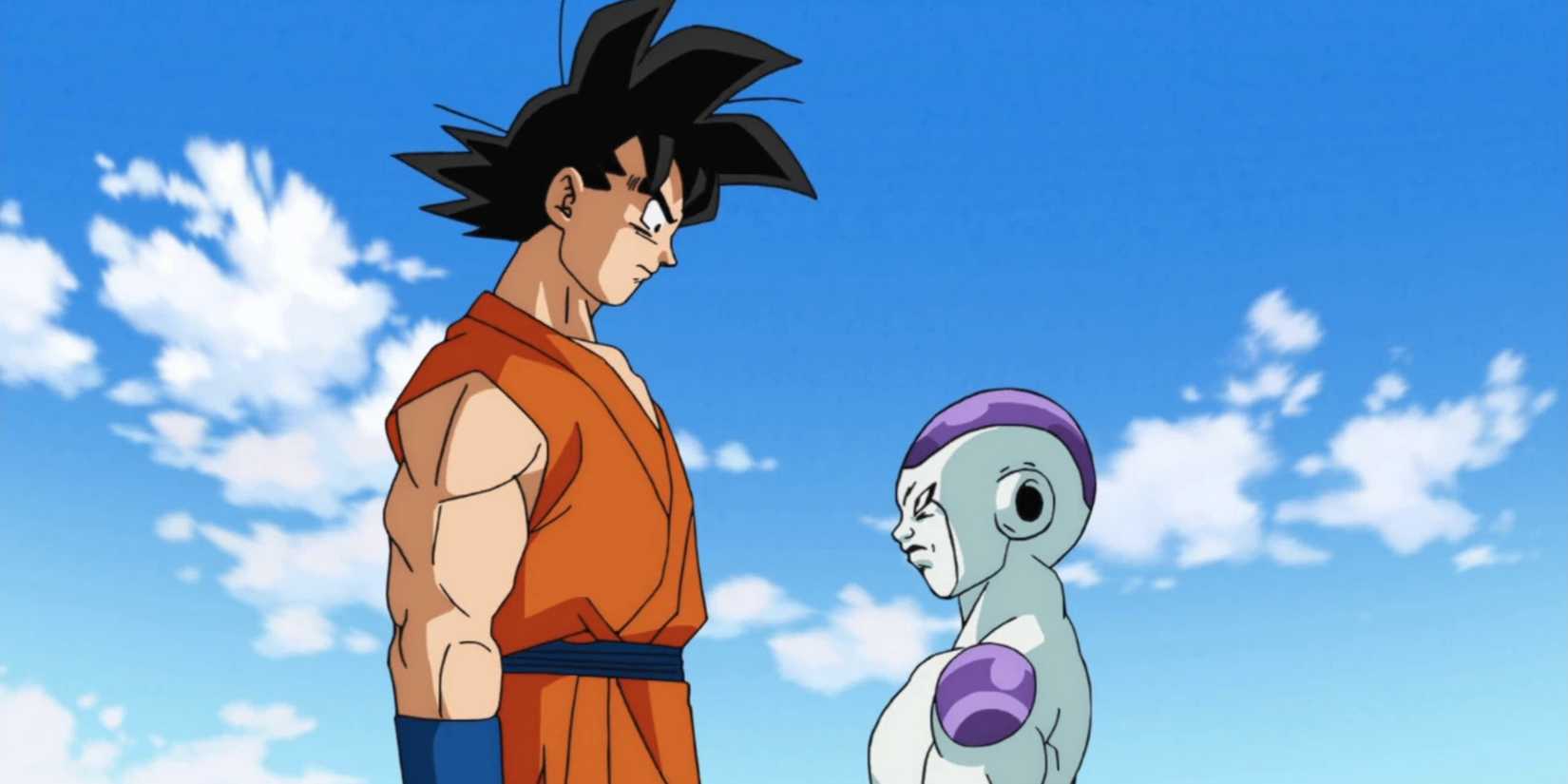 Frieza confrontando Goku em Dragon Ball Super