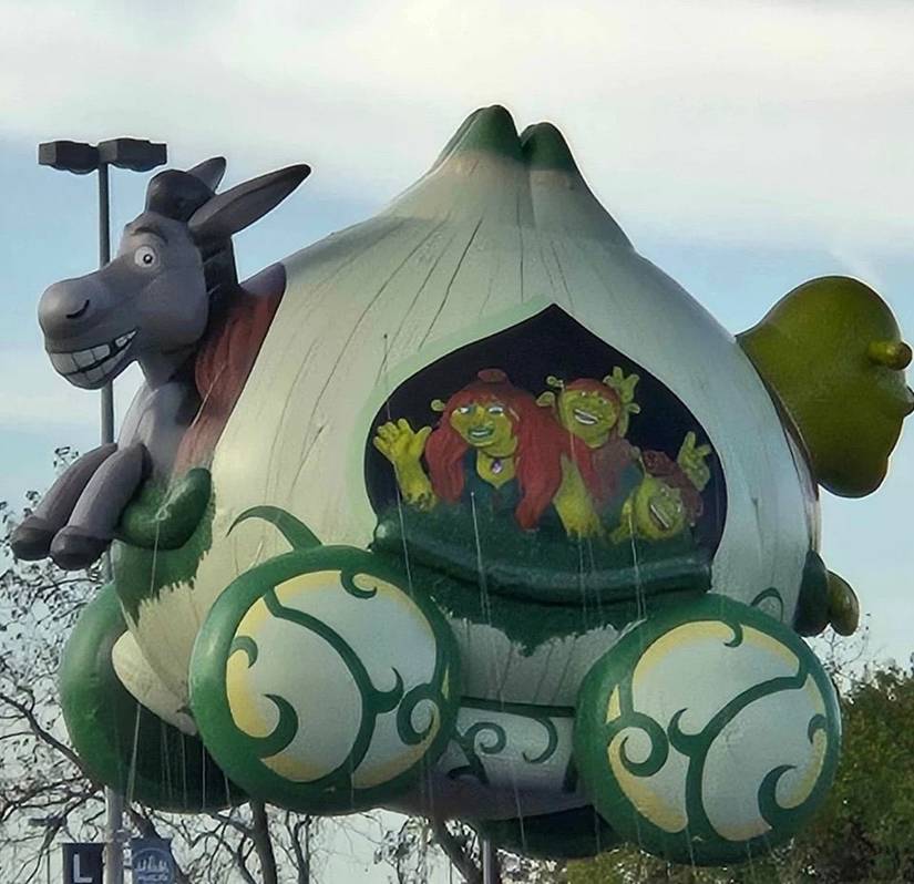 Balão de Shrek na Parada de Ação de Graças da Macy's
