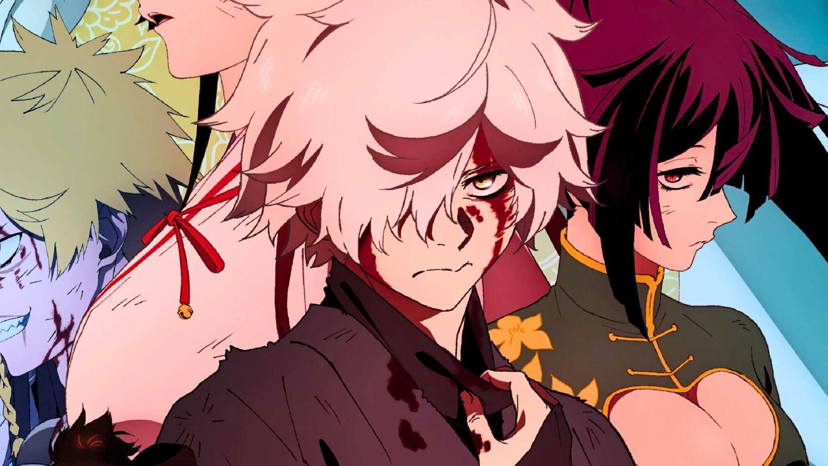 Gabimaru et Yuzuriha comme on le voit dans le visuel principal de la saison 2 de Hell's Paradise