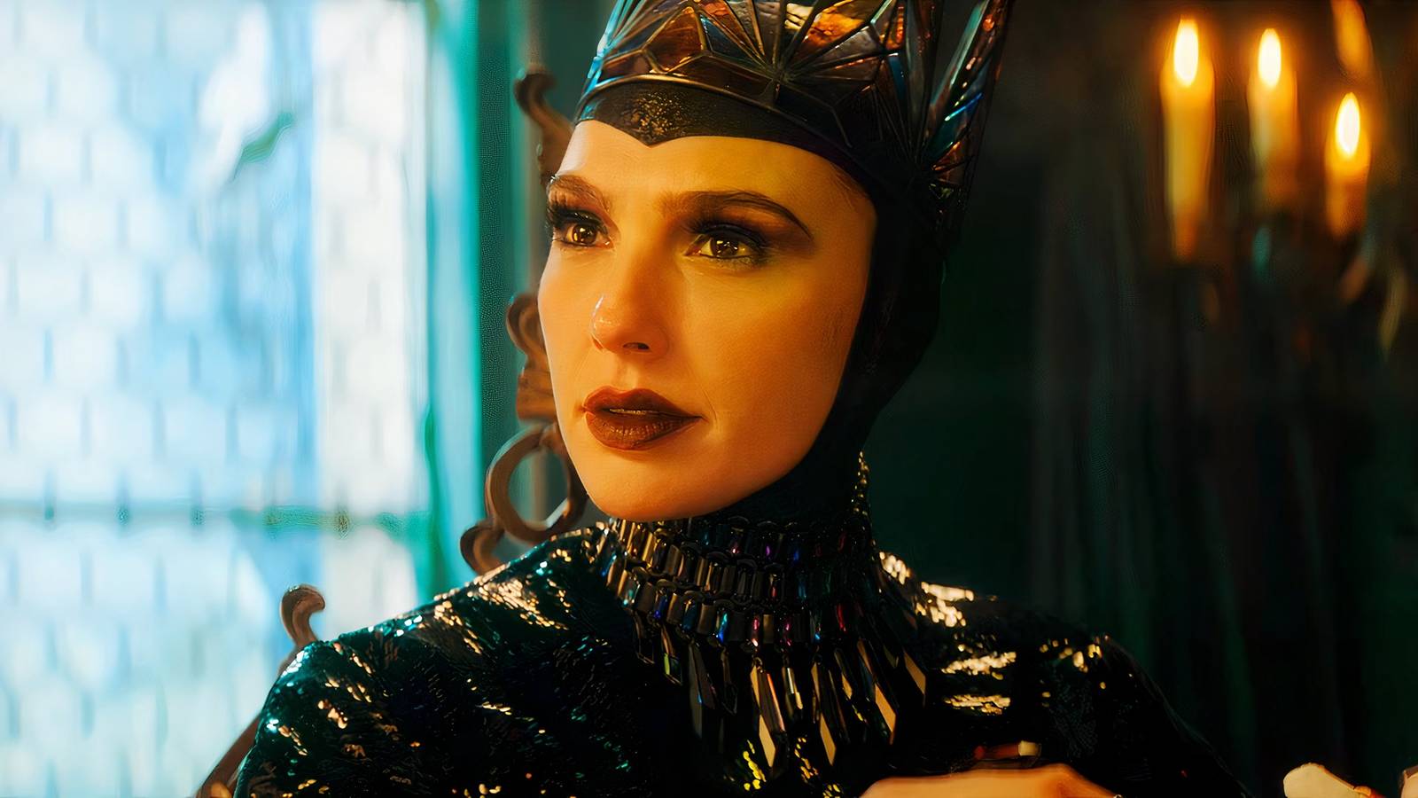 Gal Gadot as the Evil Queen in Snow White (2025).