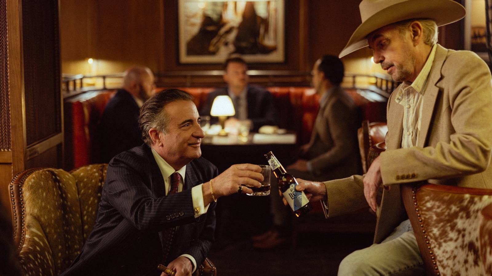 Gallino toasts Tommy in Landman