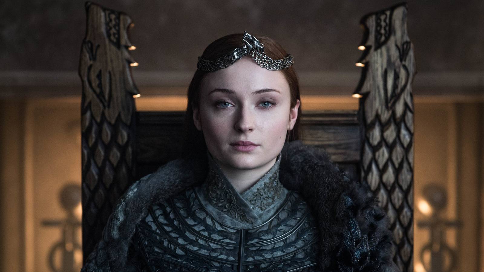Sophie Turner as Sansa Stark in Game of Thrones