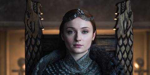 Sophie Turner as Sansa Stark in Game of Thrones