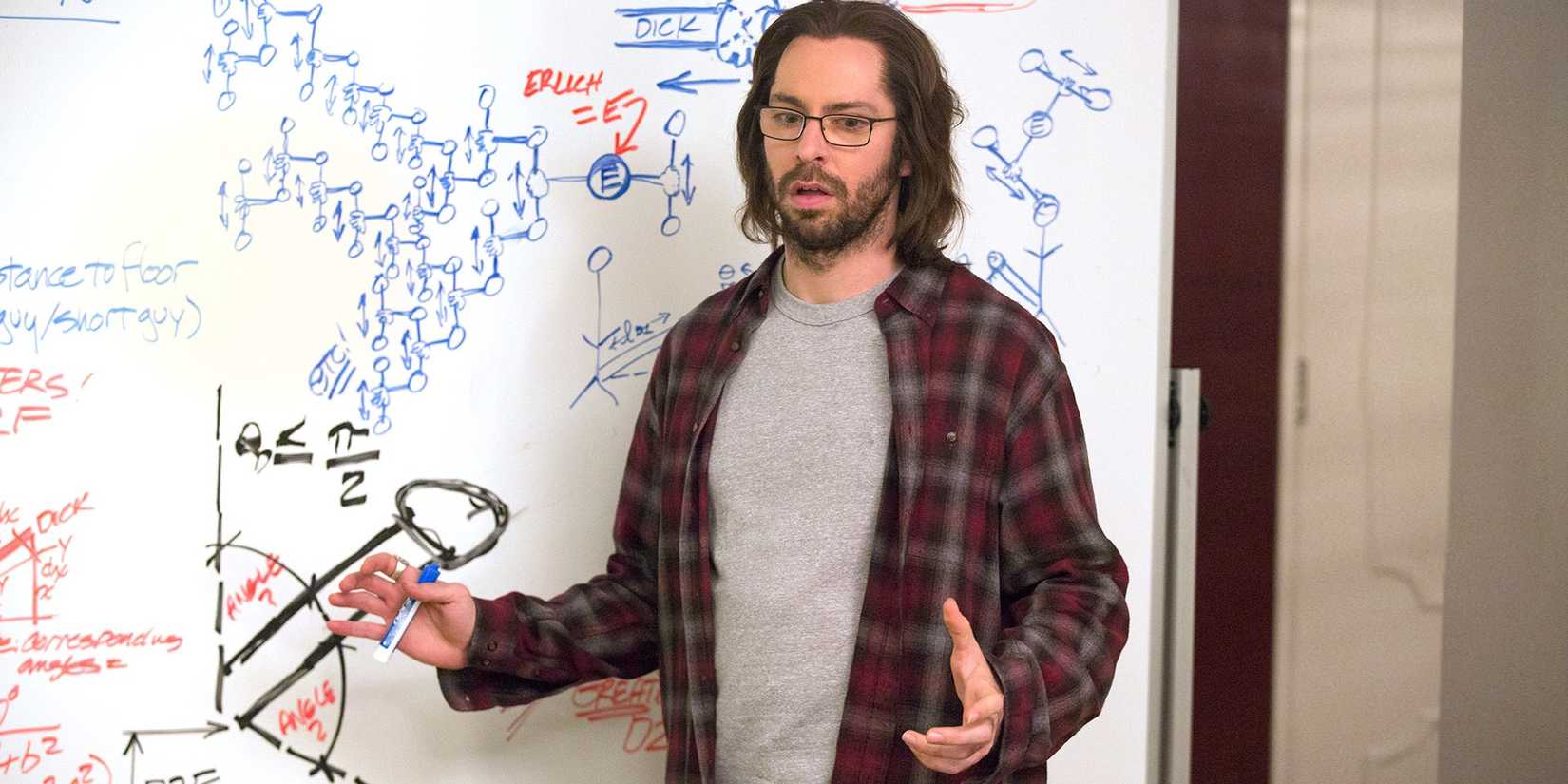 Gilfoyle calculating mean jerk time in Silicon Valley