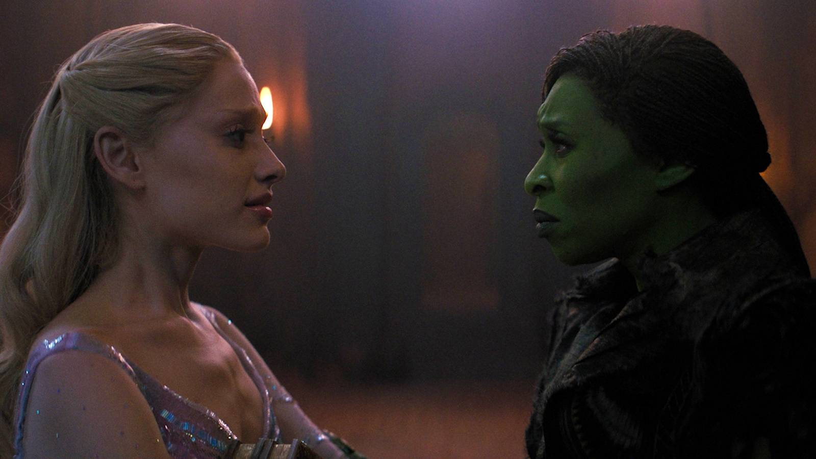 Glinda and Elphaba doing For Good in Wicked: For Good