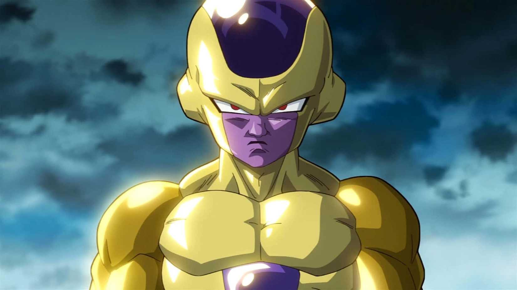 Golden Frieza looking angry in Dragon Ball Super