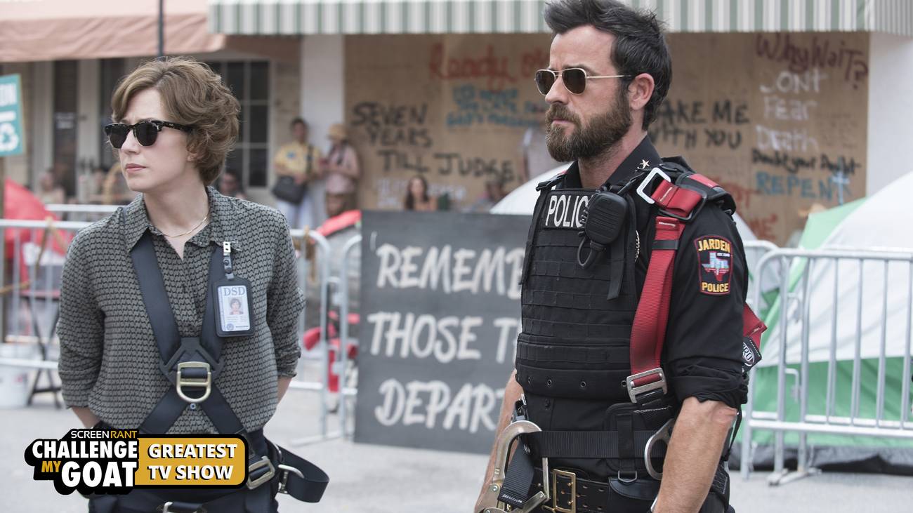 Carrie Coon como Nora Durst em uma cena dramática de The Leftovers.