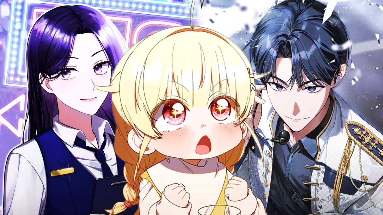 groo from dungeons and crayons with seo hoyoon from the rogue producer survives as an idol and jeonghyon from welcome to the dungeon hotel