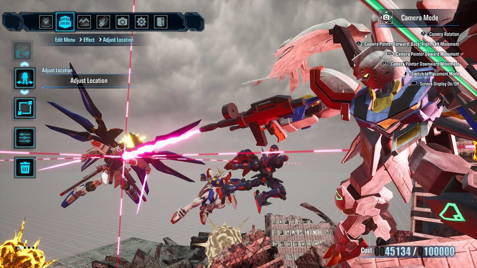 Gundam Breaker 4 screenshot of gundams in battle