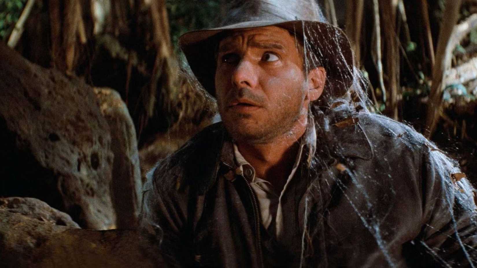 Harrison Ford como Indiana Jones em Indiana Jones e os Caçadores da Arca Perdida (1981)