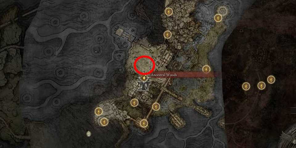 Elden Ring Black Whetblade item map location