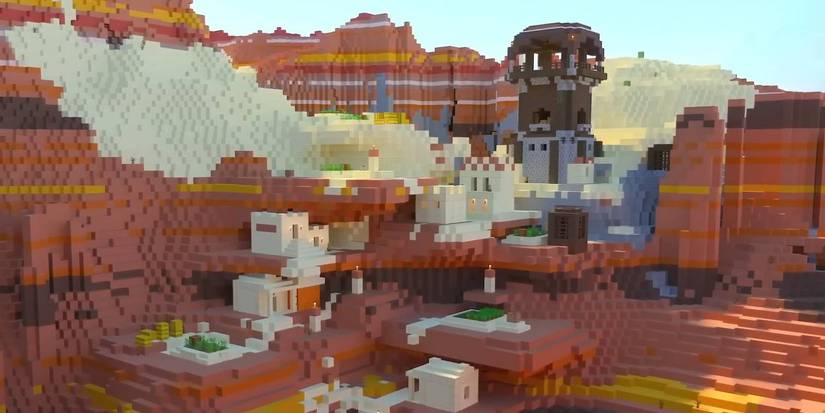 Minecraft Badlands Village seed
