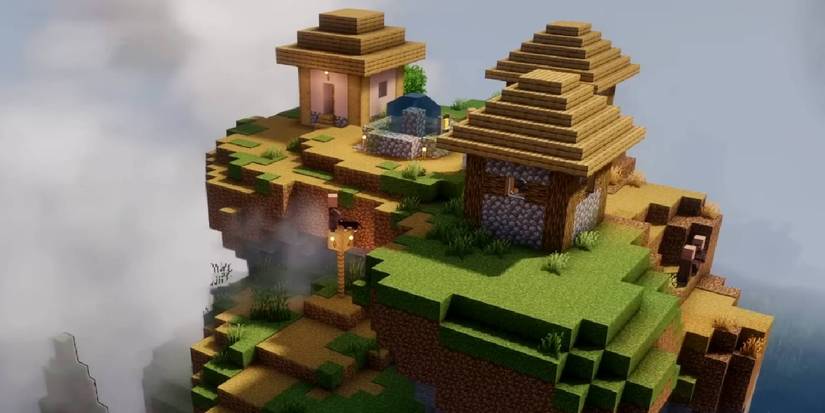 Minecraft Skybound Village seed