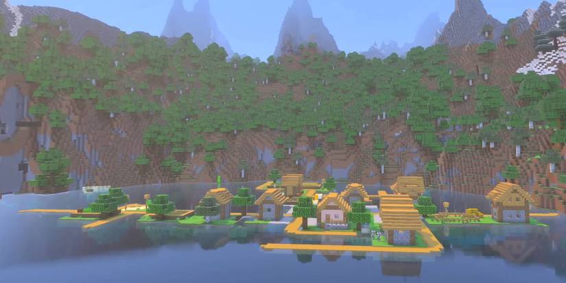 Minecraft The Heart of the Forest Village seed
