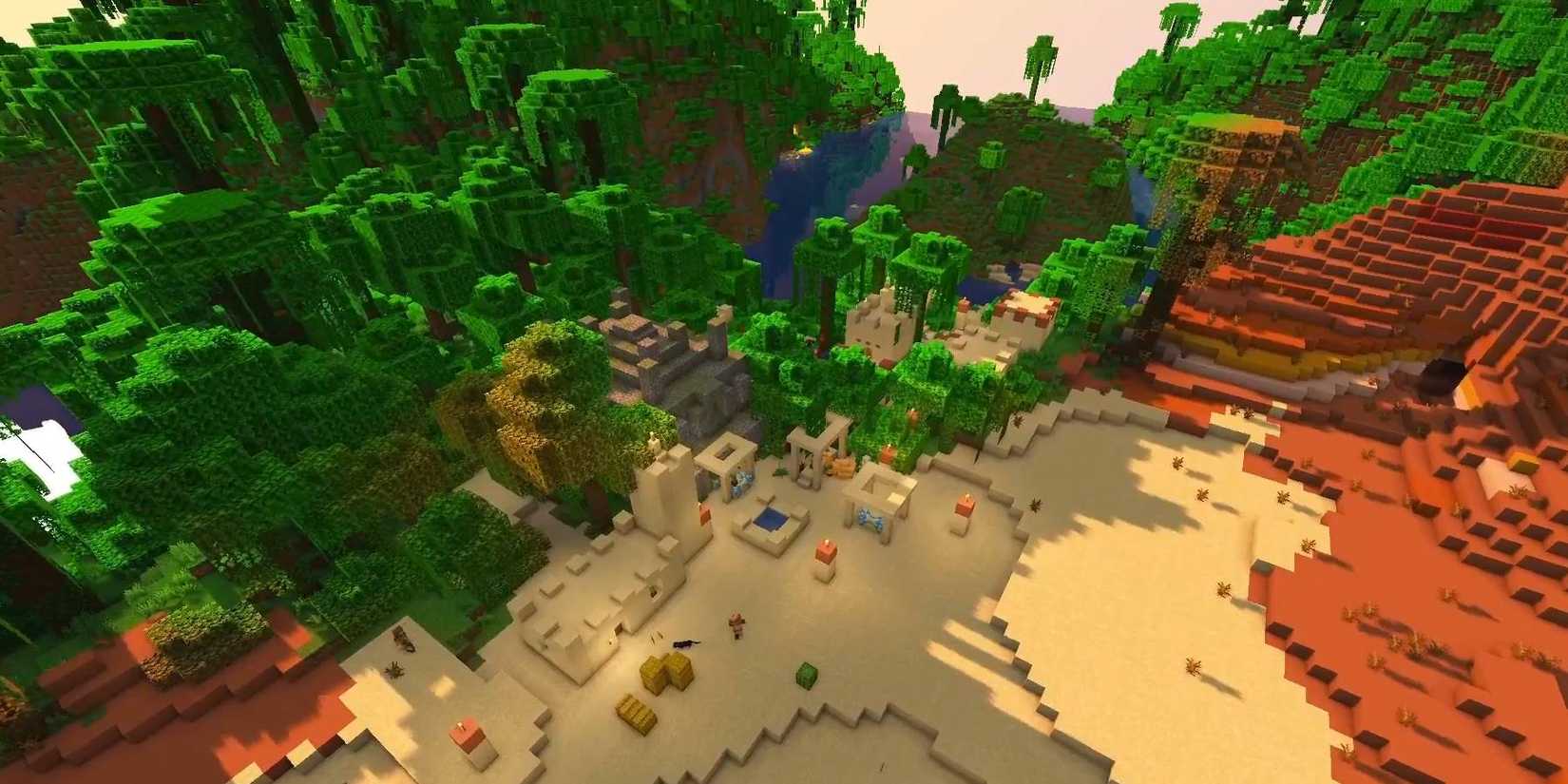 Minecraft Rumble in the Jungle Java seed