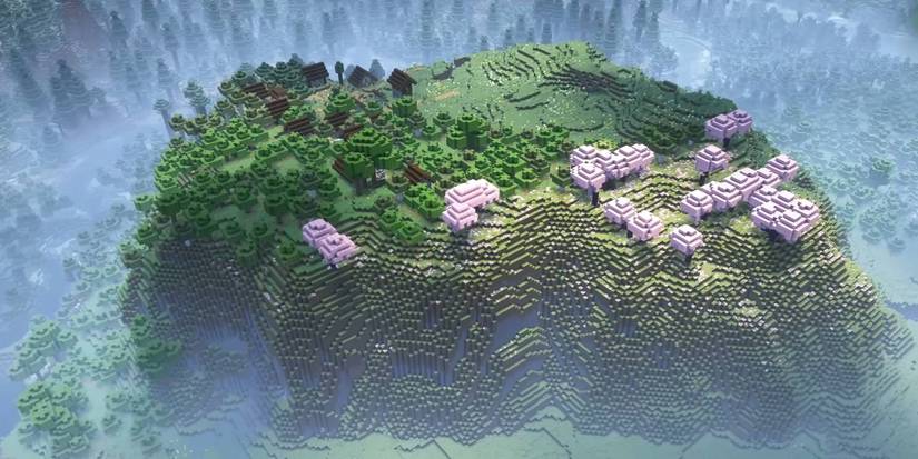 Minecraft Hidden Leaf Village Java world seed