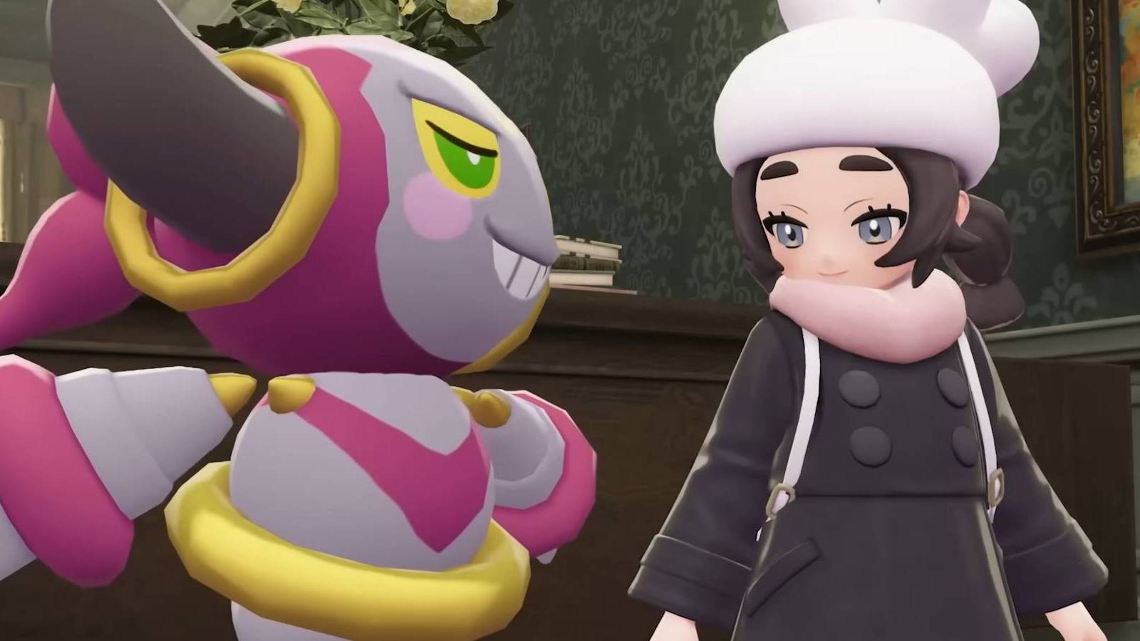 Pokémon Legends Z-A Hoopa and Ansha new characters from Mega Dimensions DLC