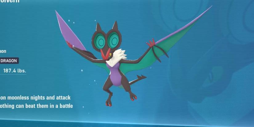 Pokémon Legends Z-A Noivern from Pokédex