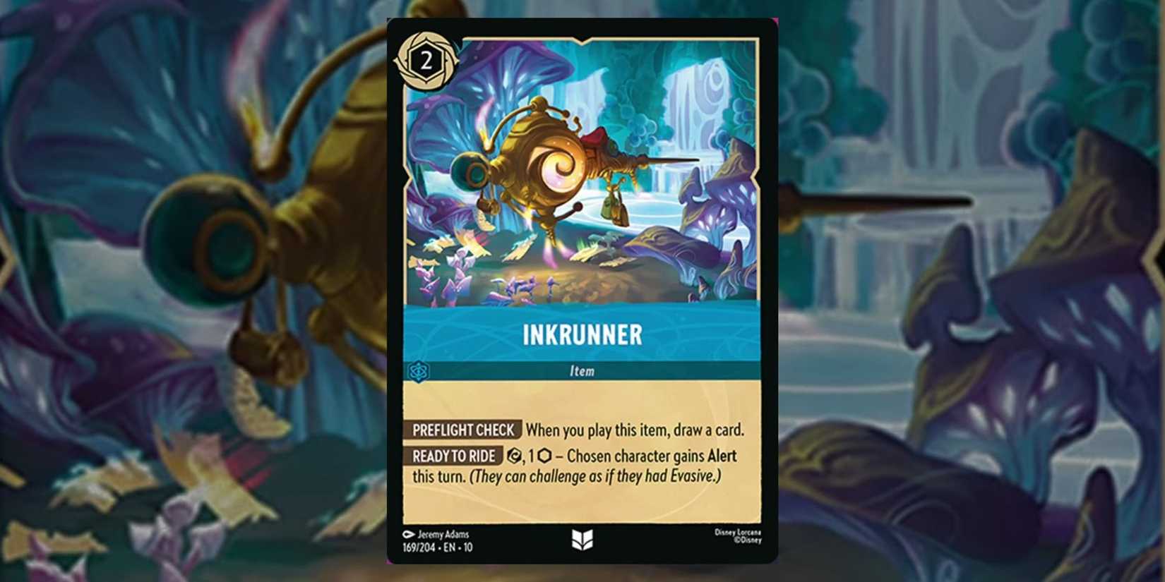 Inkrunner card 169 Disney Lorcana Whispers in the Well