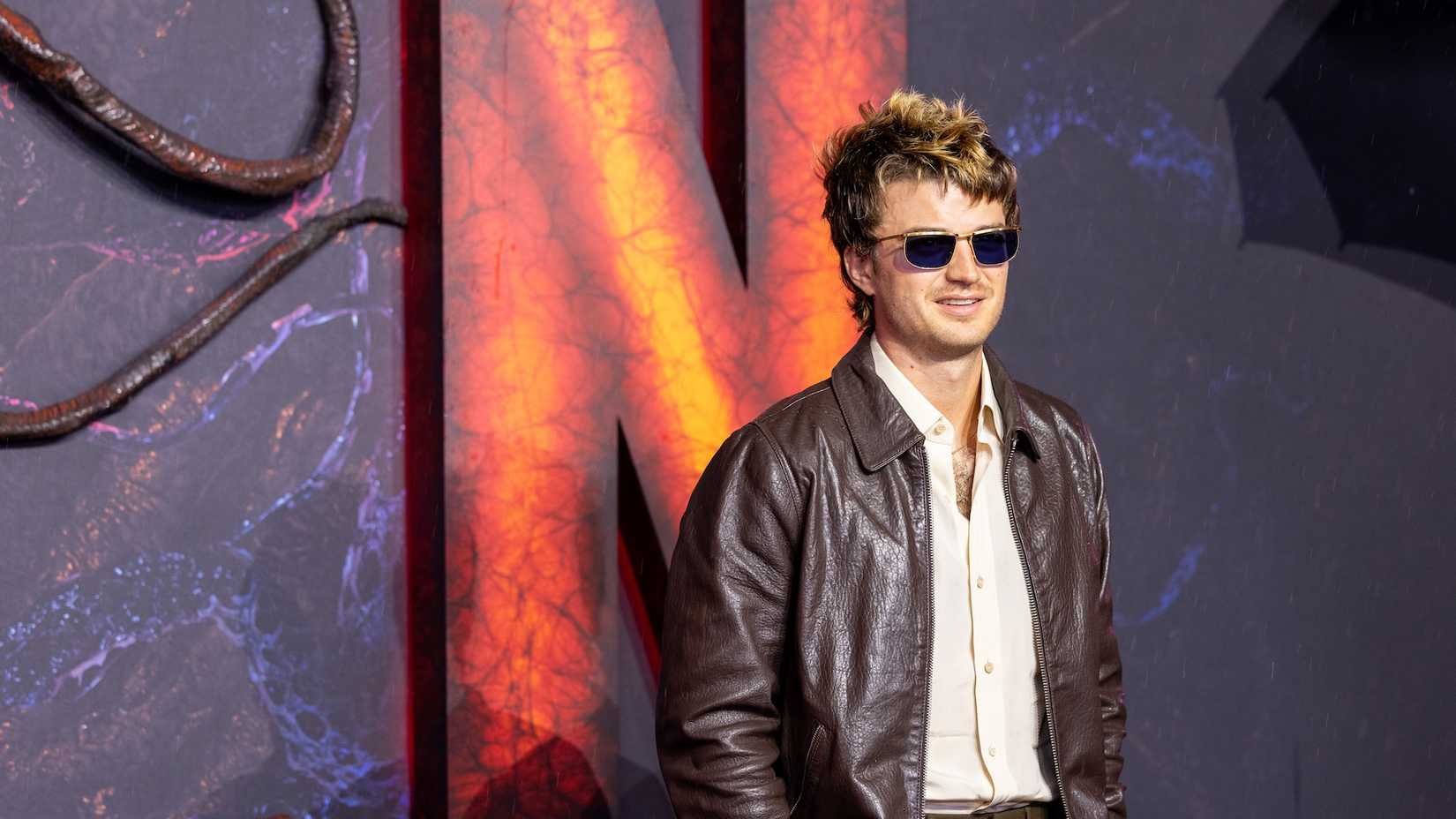 Joe Keery na estreia da 5ª temporada de Stranger Things