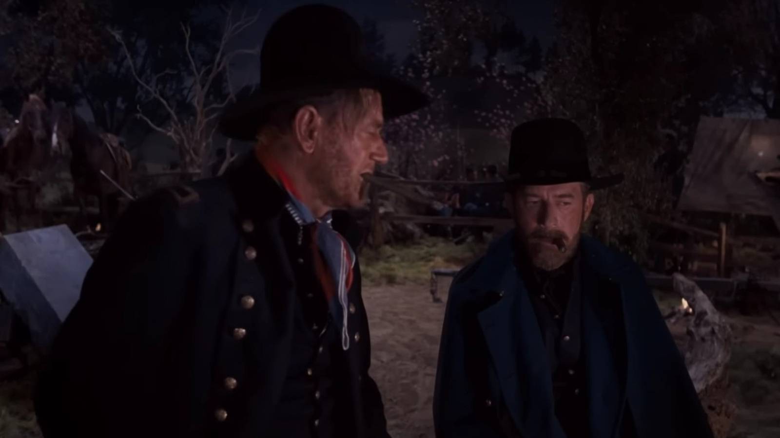 John Wayne and Harry Morgan as General Sherman and Grant in How The West Was Won