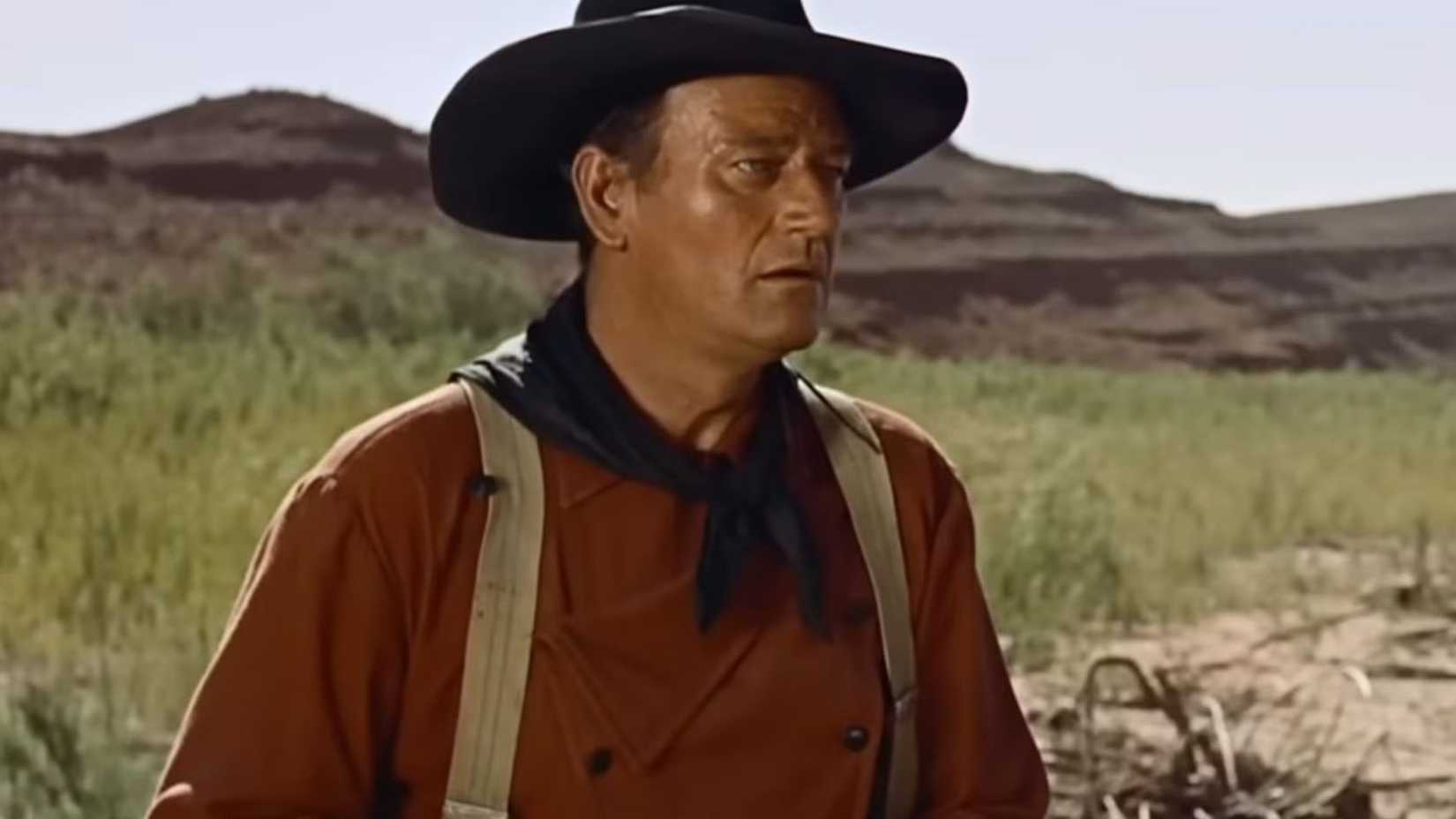 John Wayne como Ethan Edwards em The Searchers