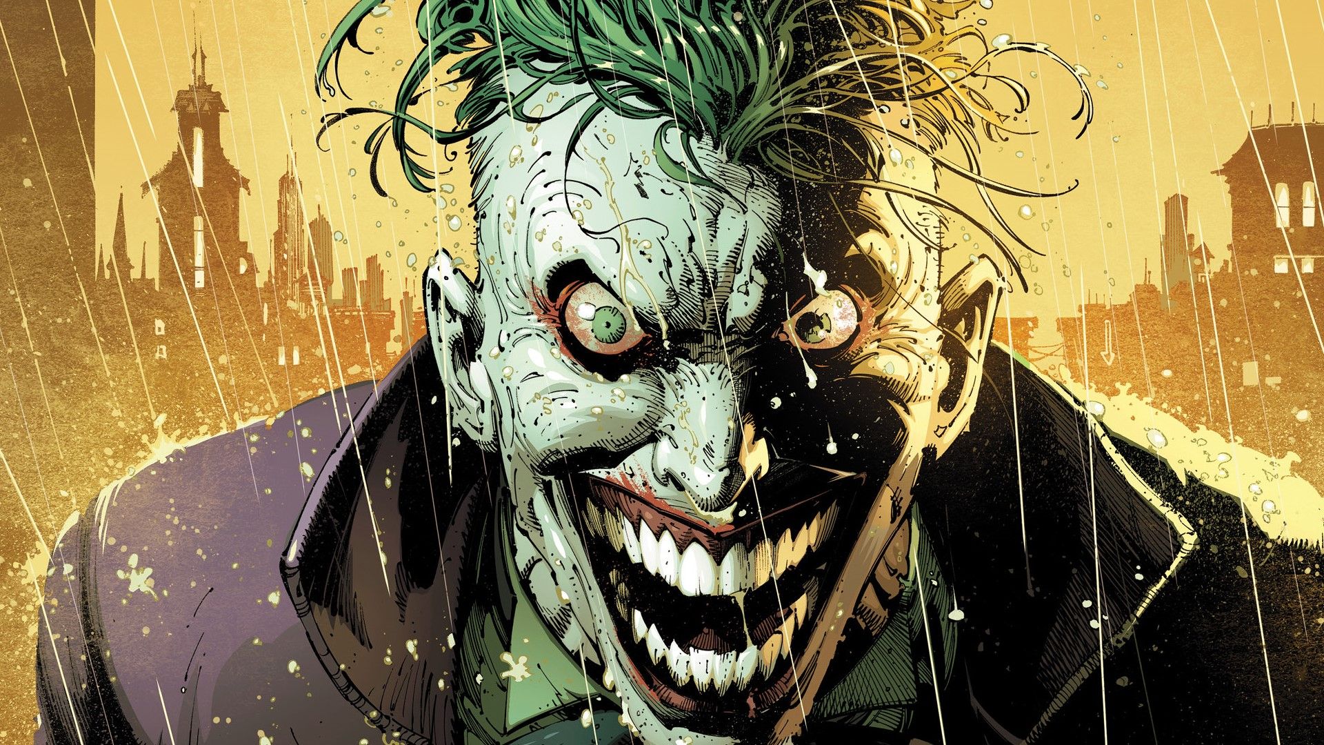 DC Comics Hundehalsband – The Joker Smiling Eyes Design, Sicherheitsgurtschnalle, 33–43 Cm Länge, 3,8 Cm Breit, Aus Robustem Polyester & Stahl