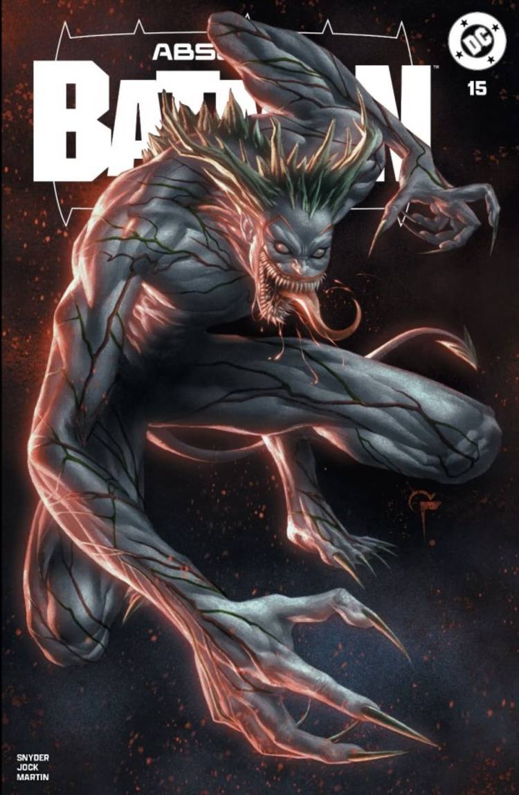 Joker demon form variant cover for Absolute Batman #15