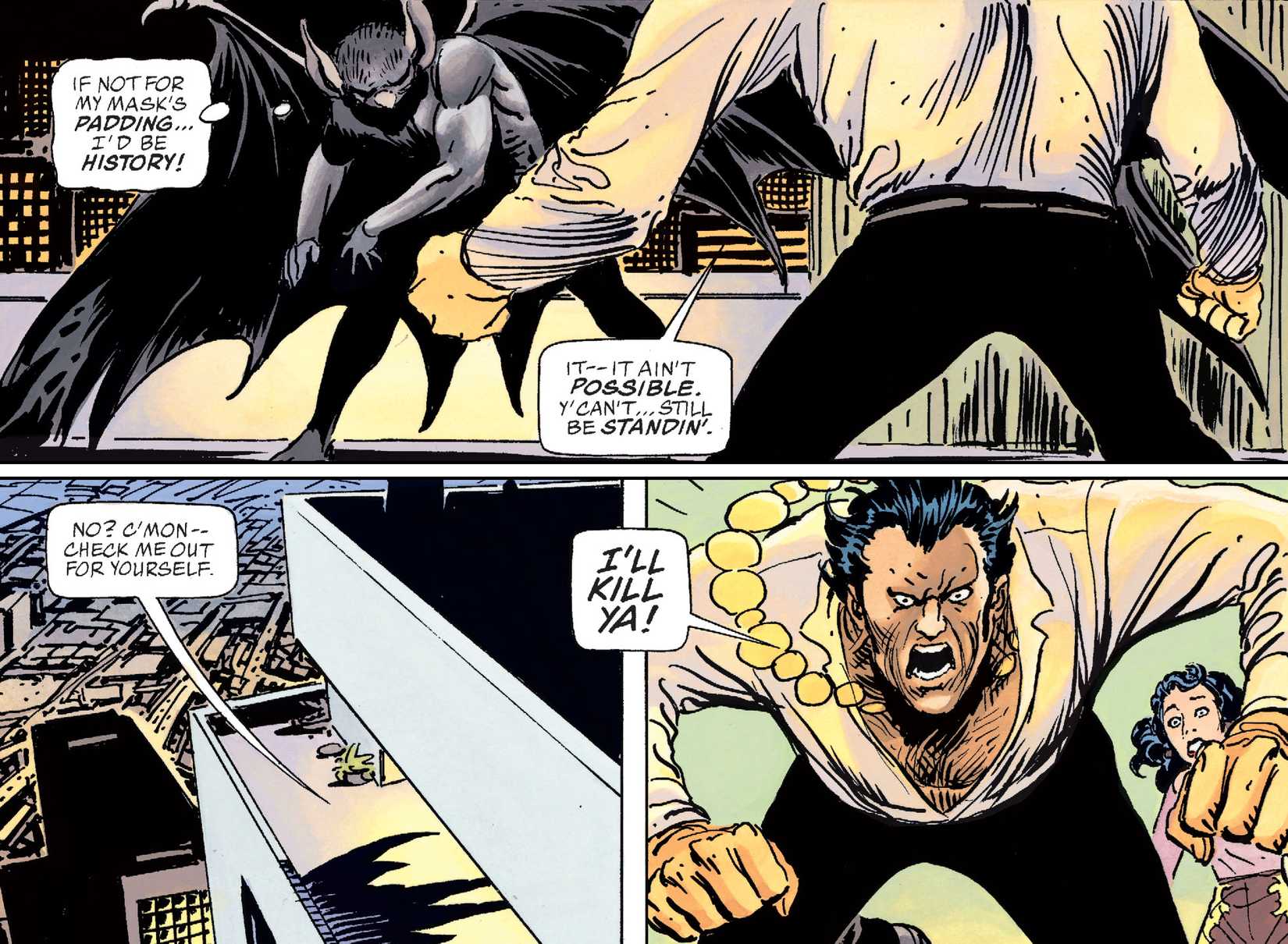 Just Imagine Stan Lee Writing Batman Fight in DC Comic Art