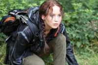 Katniss Kneeling And Looking Shocked In The Hunger Games