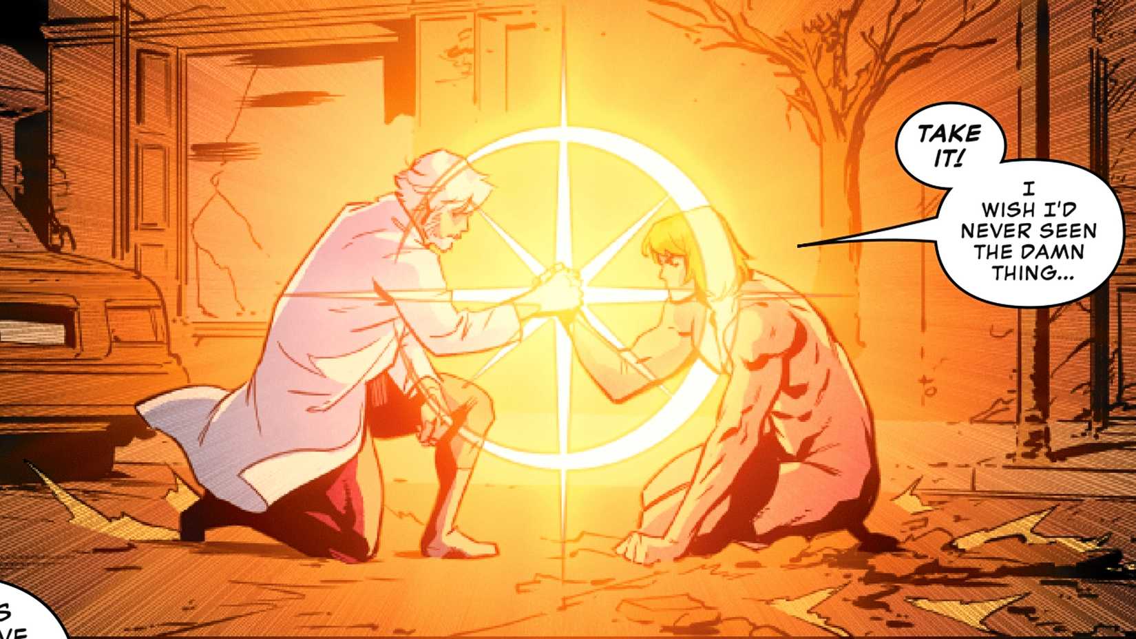 Kenneth Connell gives the Star Brand power to Hank Pym in Battleworld #3