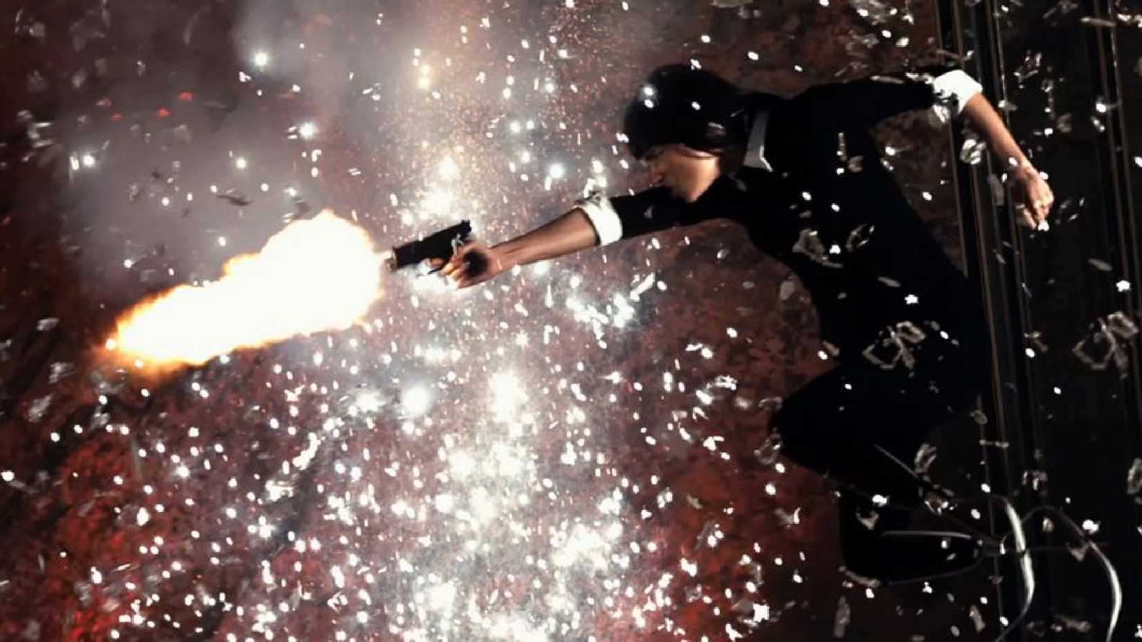 kingsman's gazelle leaping into battle