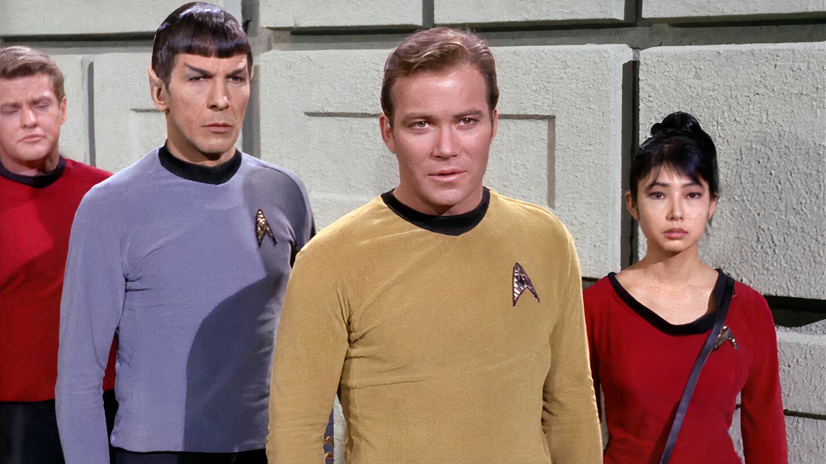 Kirk and Spock in A Taste Of Armageddon