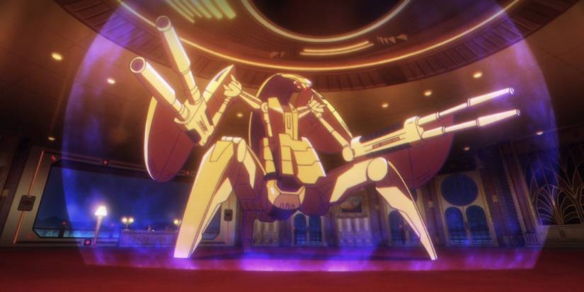 Large Desroyer Droid Mech in Star Wars Visions Vol. 3