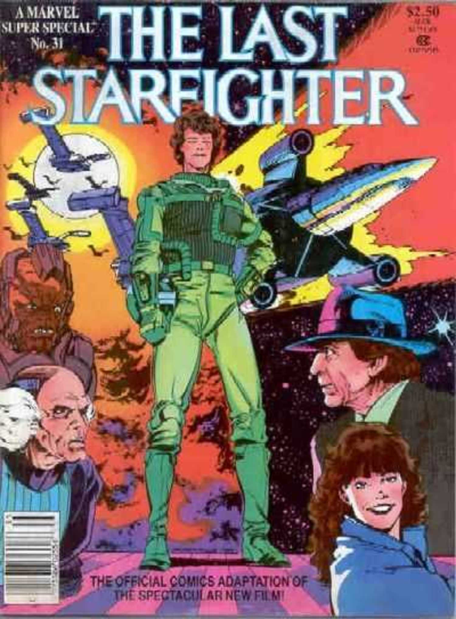 Last Starfight Marvel Comics cover, featuring characters from the film