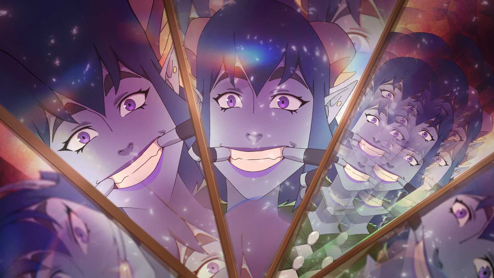 Laura Bailey como Jester sorrindo em The Mighty Nein