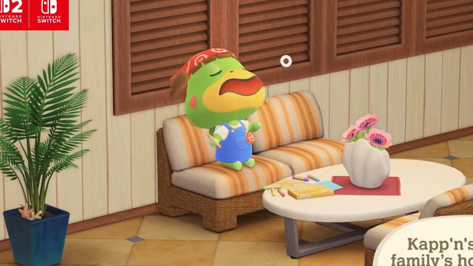 Leila nel hotel di Animal Crossing New Horizons
