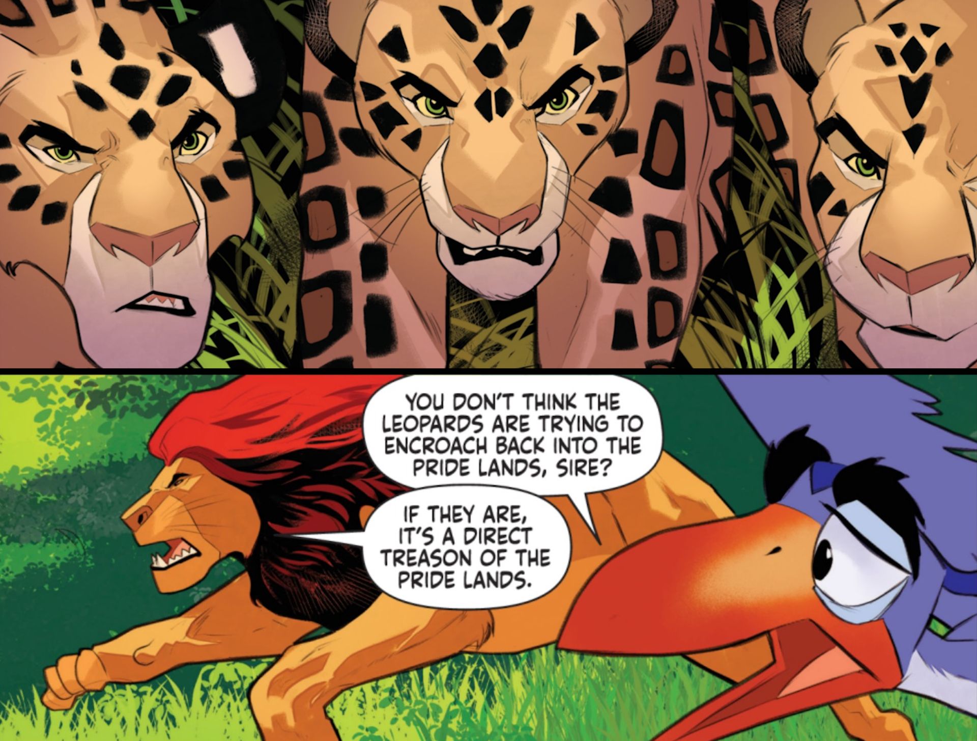 Leopards Commit Treason in The Lion King Comic
